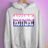 Assume Nothing Genderfluid Pride Flag Hoodie - White